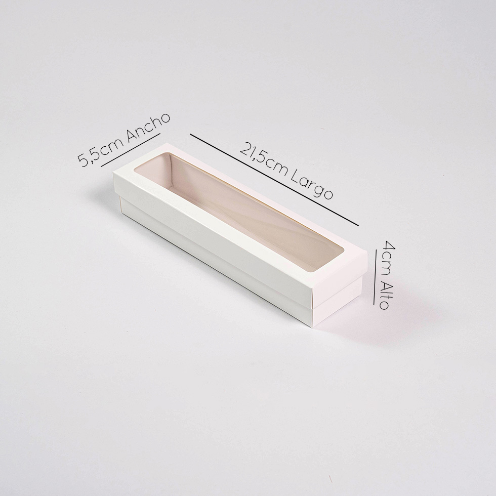 Caja invitación larga ventana