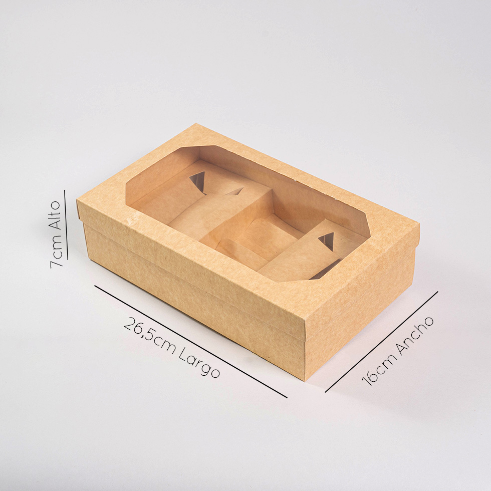 Caja cervecera x2 con dulcero